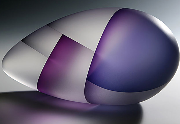 <i>Purple Seed Segmentation</i>, 2008; acid etched glass; 7