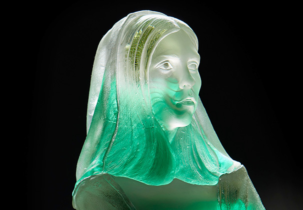 <i>Candace</i>, 2019; 22 x 16 x 12 inches; mold-blown glass