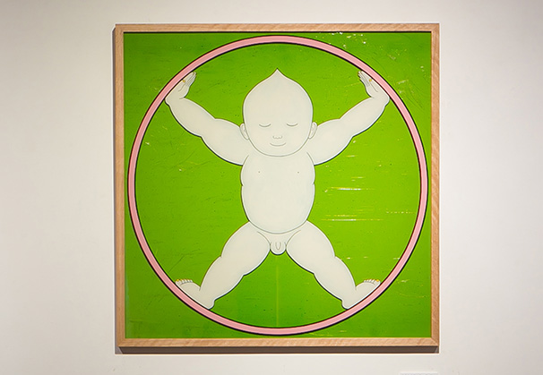Series of the <i>Child One is Expecting</i>, 2016; sheet color glass and acrylic paint