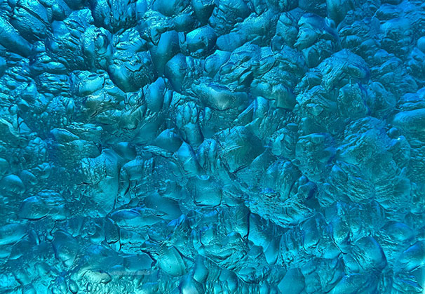 <i>Maelstrom</i>, 2021; 36 x 18 x 4 inches; cast glass