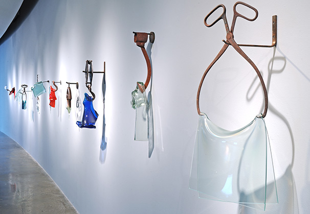 Parts of solo show <i>Reflections and Contradiction</i> (Wall of Tools) at the Katzen Art Center, American University Museum, Washington DC, in 2014