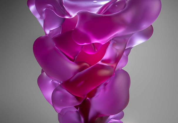 <i>RIOT II</i>, 2026; 11 inches high; blown glass
